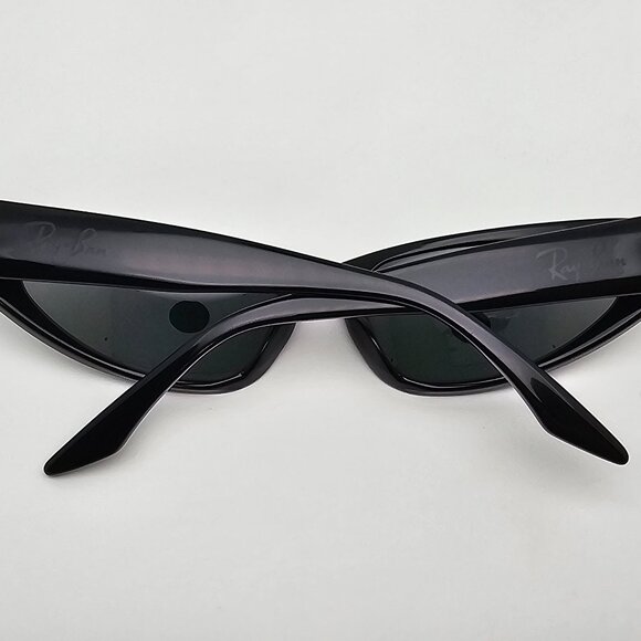 Ray-Ban B&L W1924 XYAO Ebony Frame G-15 Green Glass Lens Cat Eye Sunglasses 55mm main image 6